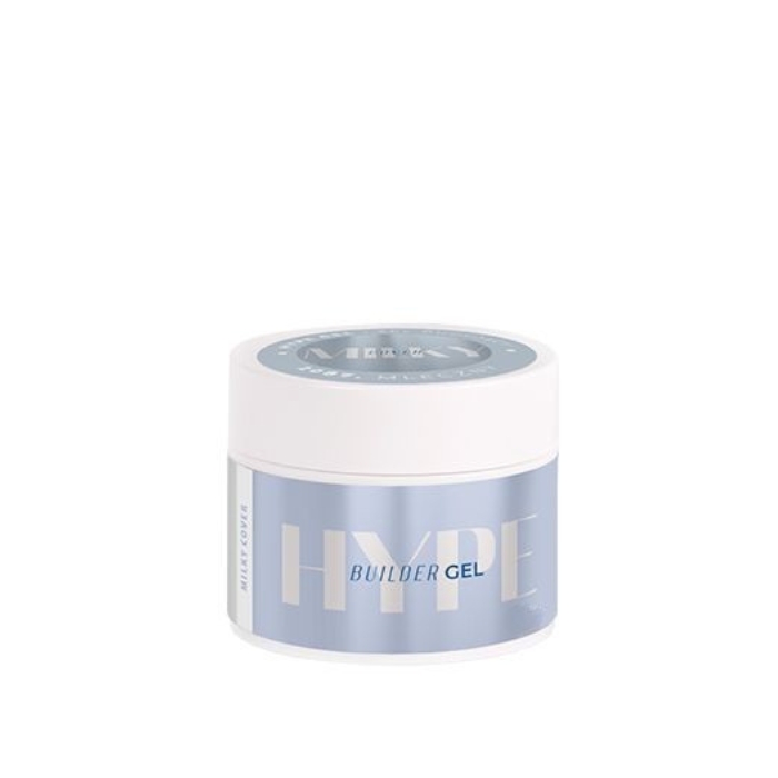 GEL Constructor Milky de Mistero Milano, gel constructor blanco lechoso autonivelante para uñas.