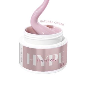 Hype Gel Constructor Natural Cover de Mistero Milano, gel constructor natural cover autonivelante para uñas.